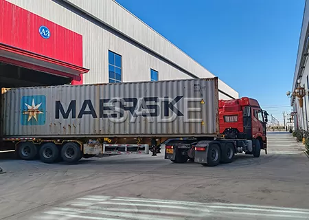 Roll Wire Mesh Producing Line Packing and Loading Container