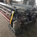 Horizontal type hexagonal wire mesh machine