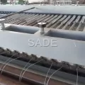Horizontal type hexagonal wire mesh machine
