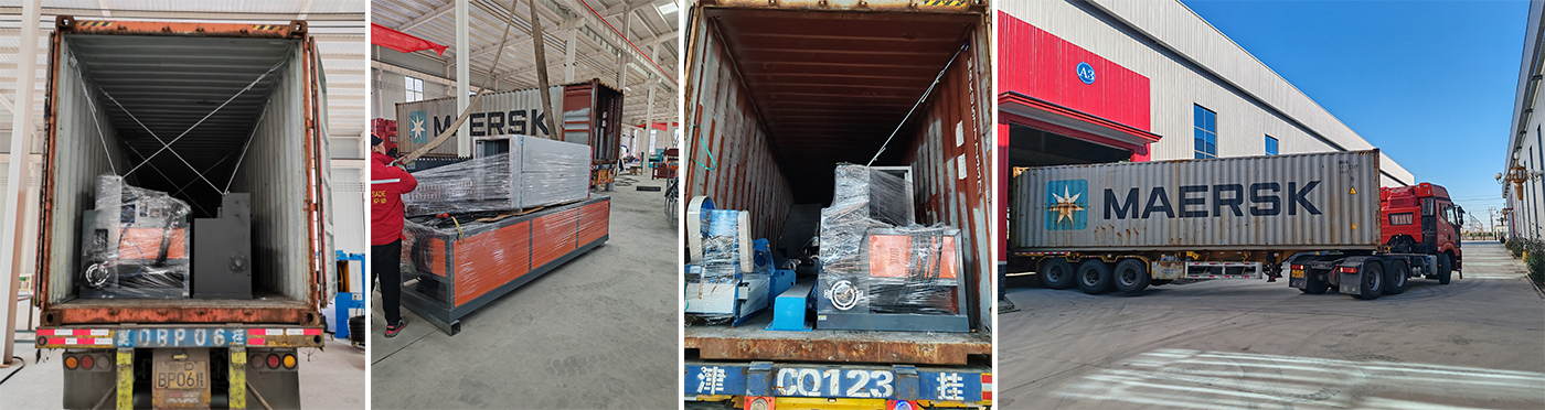 Roll Wire Mesh Producing Line Packing and Loading Container